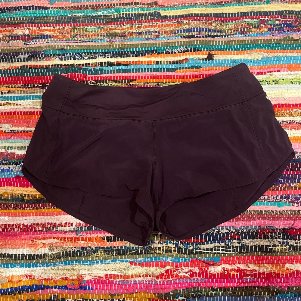 Lululemon speed shorts size 6